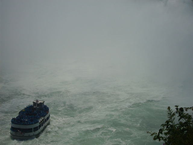 View from the top of the Niagra Falls